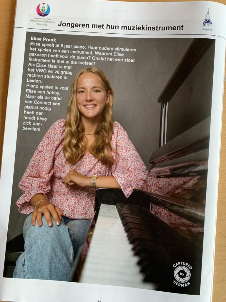 Elise met piano